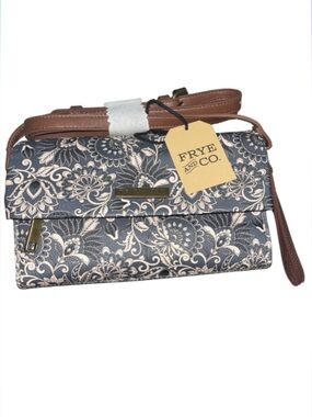 NWT Frye & Co. Navy Floral
Mustard Maggie Crossbody Bag
